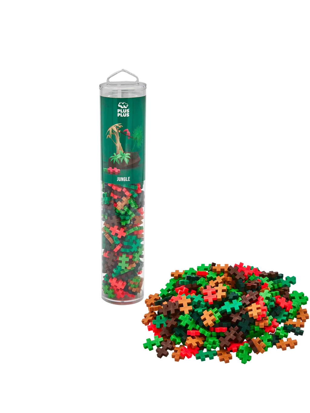 Plus Plus Tube 240 pc - Jungle Mix