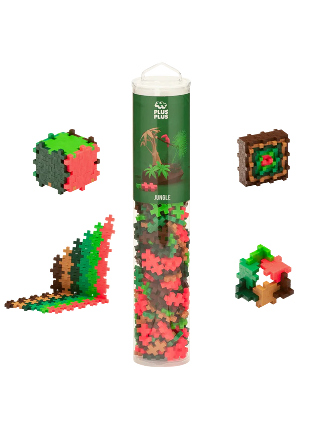 Plus Plus Tube 240 pc - Jungle Mix