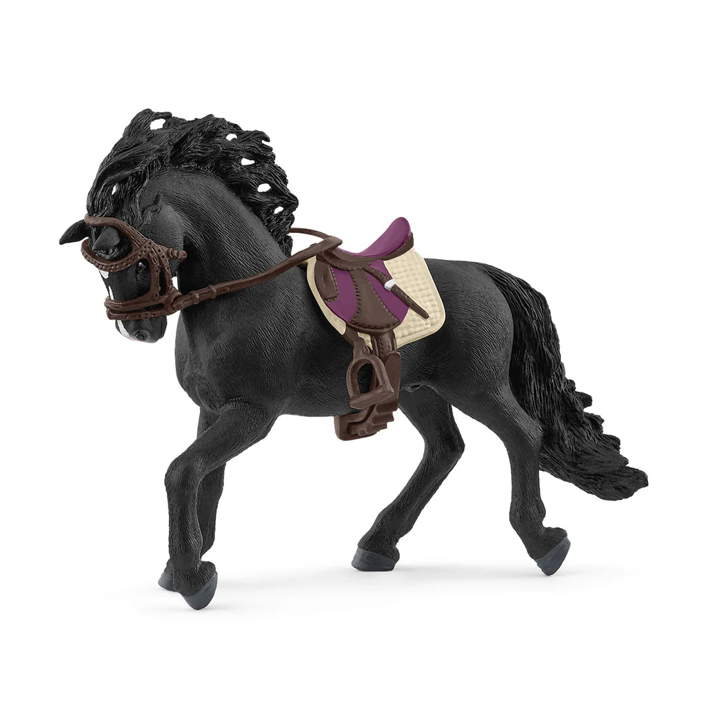 Schleich Pura Raza Espanola Stallion With Saddle And Bridle