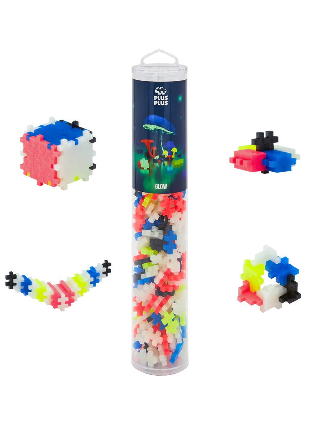 Plus Plus Tube 240 pc - Glow Mix