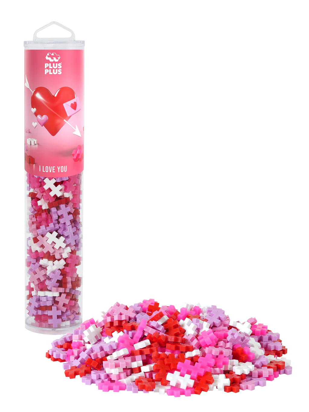 Plus Plus Tube 240pc - I Love You