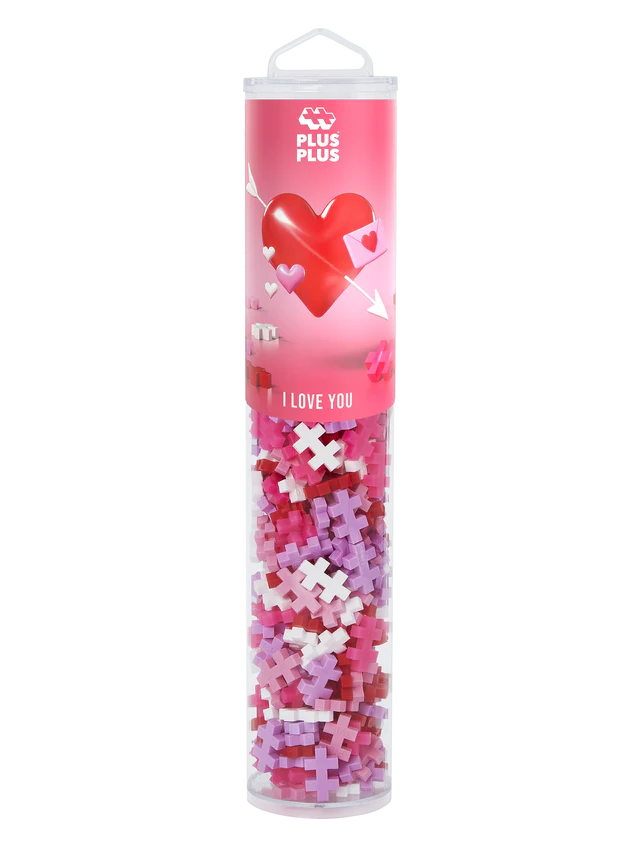 Plus Plus Tube 240pc - I Love You