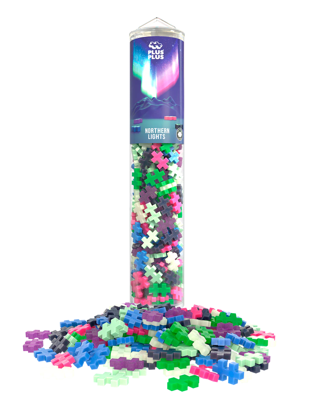 Plus Plus Tube 240pc - Northern Lights