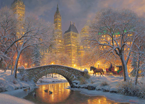 Cobble Hill Puzzles 500 Pieces Winter in the Park