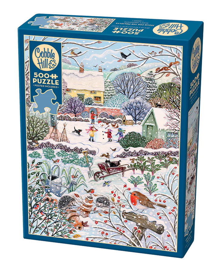 Cobble Hill Puzzles 500 Pieces Winter Holidays