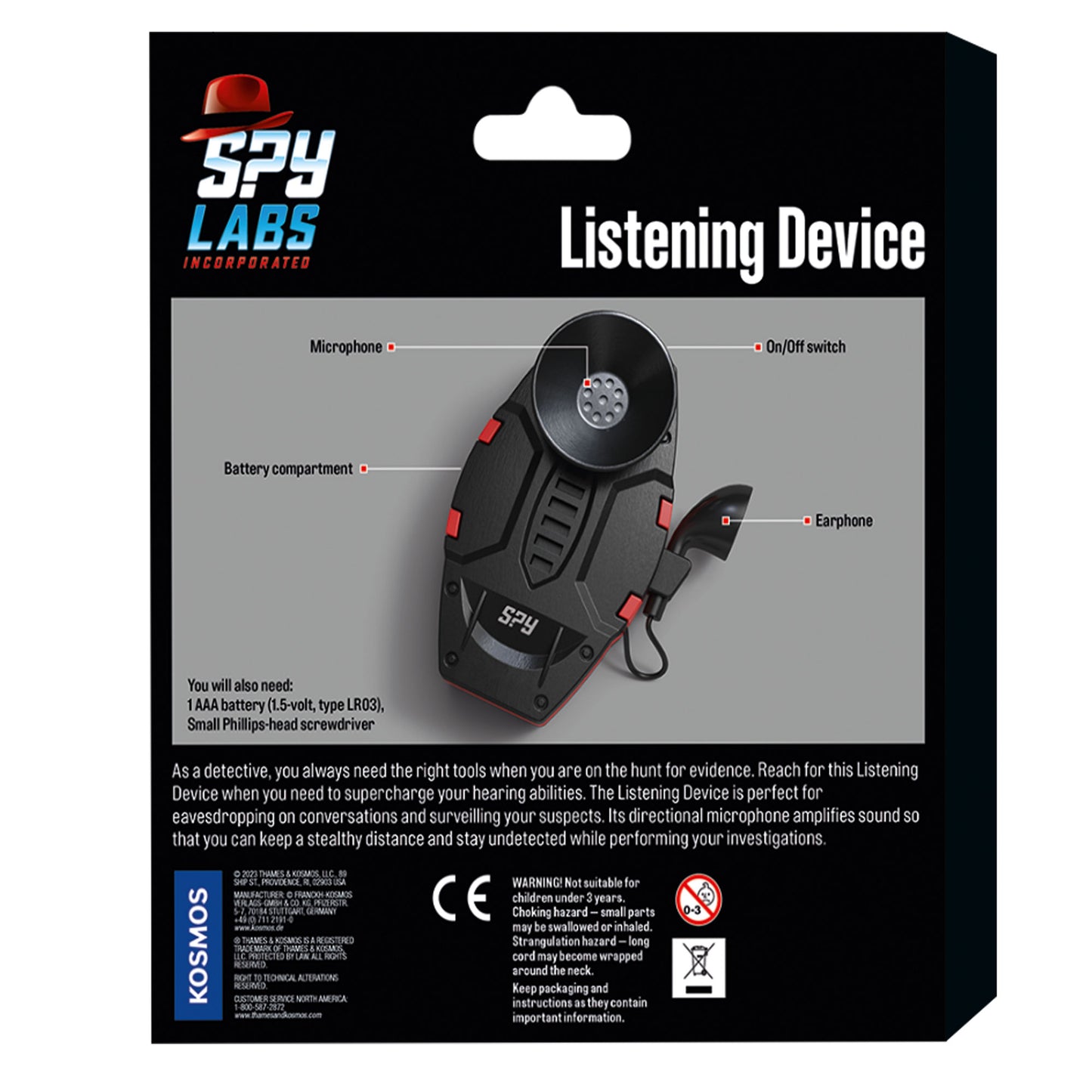 Thames & Kosmos Spy Labs: Listening Device