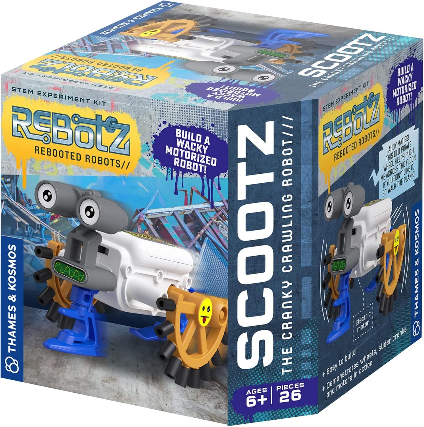 Thames & Kosmos ReBotz: Scootz - The Cranky Crawling Robot