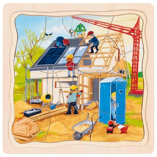 Goki Puzzle, We Are Building A House