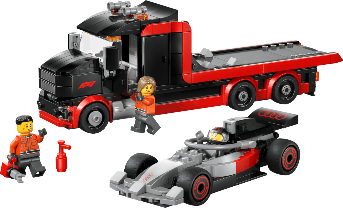Lego City 60493 F1® Display Truck with Audi F1® Race Car