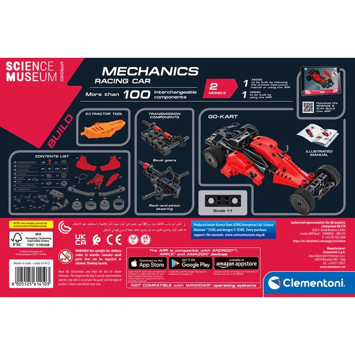 Clementoni  Science Museum Mechanics - Racing Car (F1 Style)