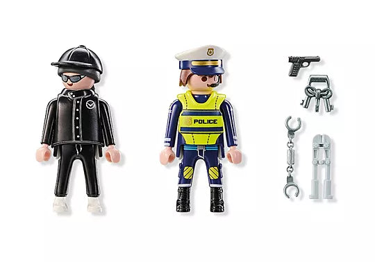 Playmobil 71804 Policeman and Burglar Duo Pack