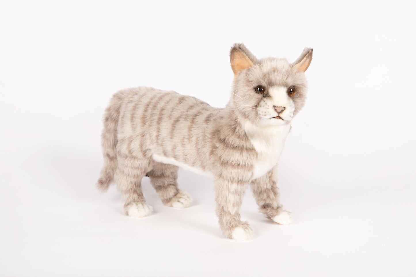 Hansa Cat Jaquard Standing (Grey)