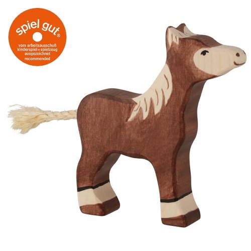 Holztiger Foal, Standing, Dark Brown