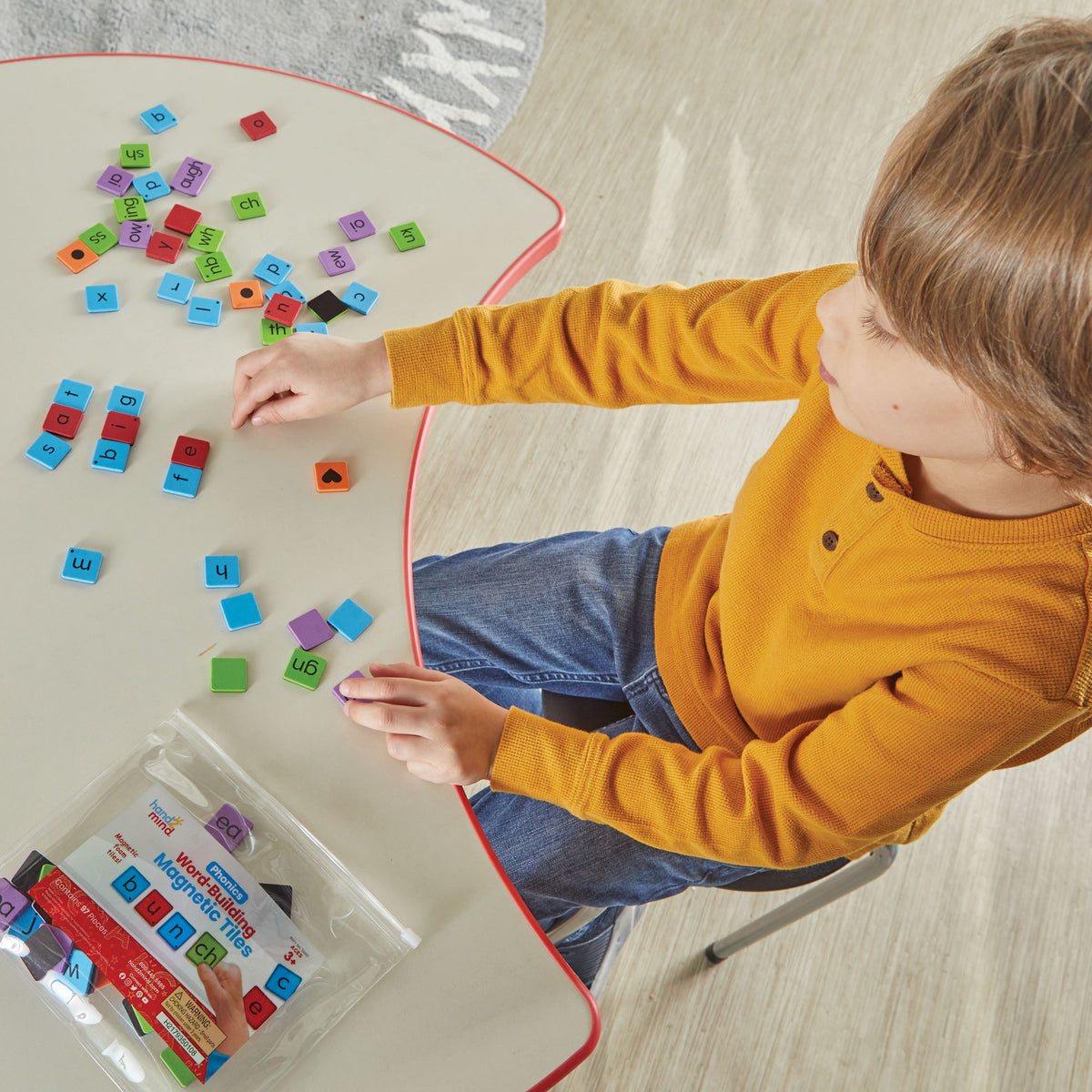 Learning Resources Hand2Mind Phonics WordBuilding Magnetic Tiles