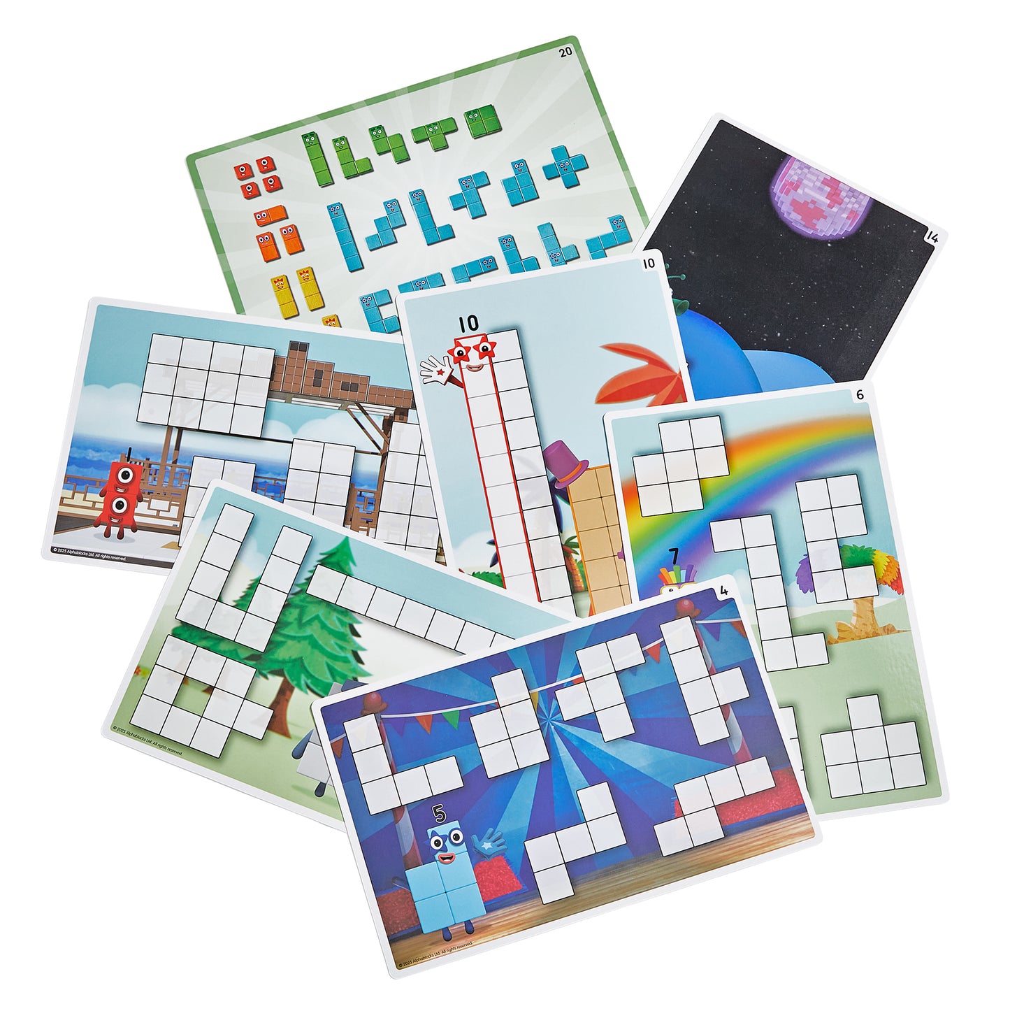 Learning Resources Numberblocks™ Wooden Building Blocks Activity Set