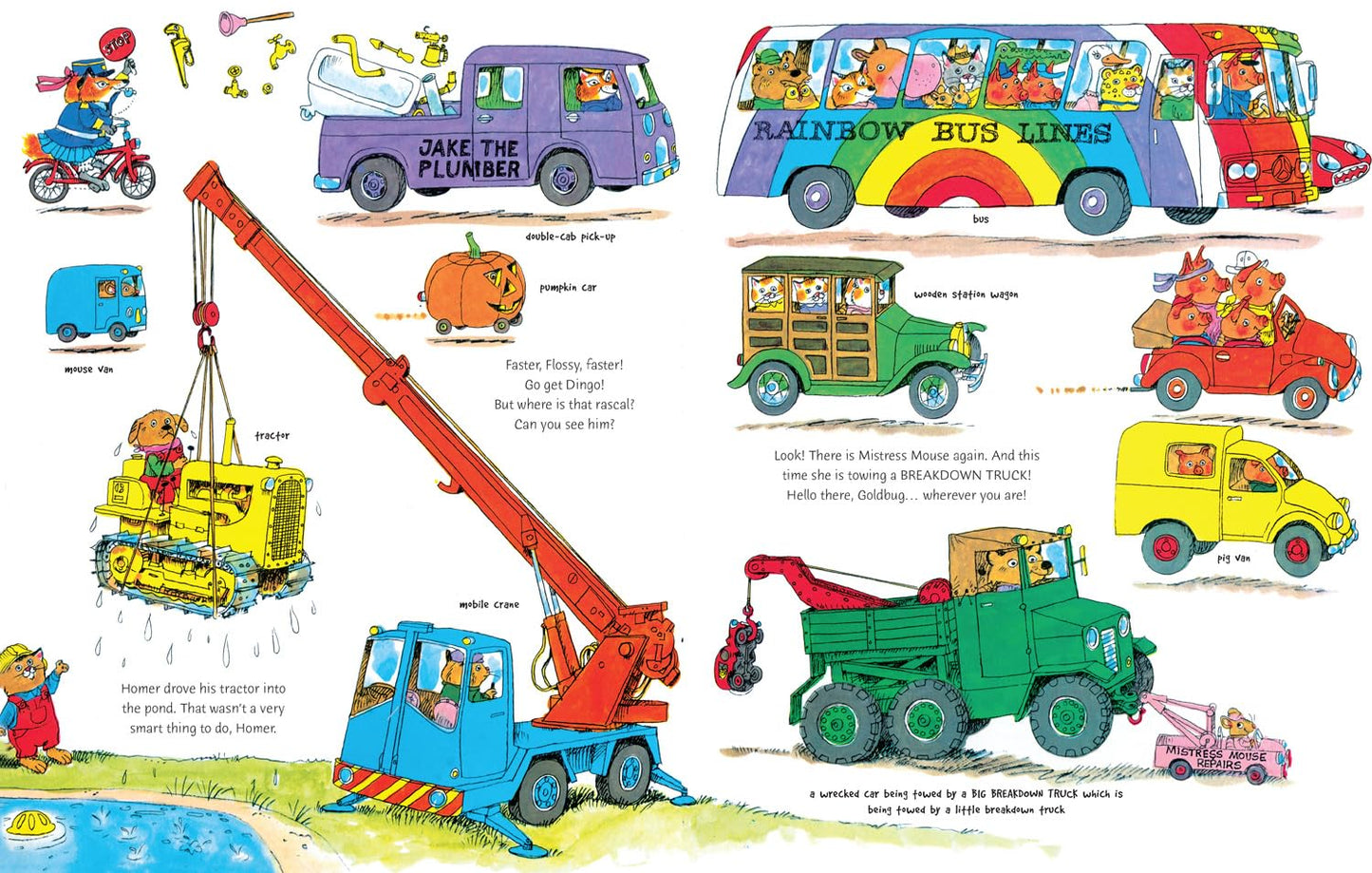 Cars And Trucks And Things That Go (50Th Anniv) (Pb)