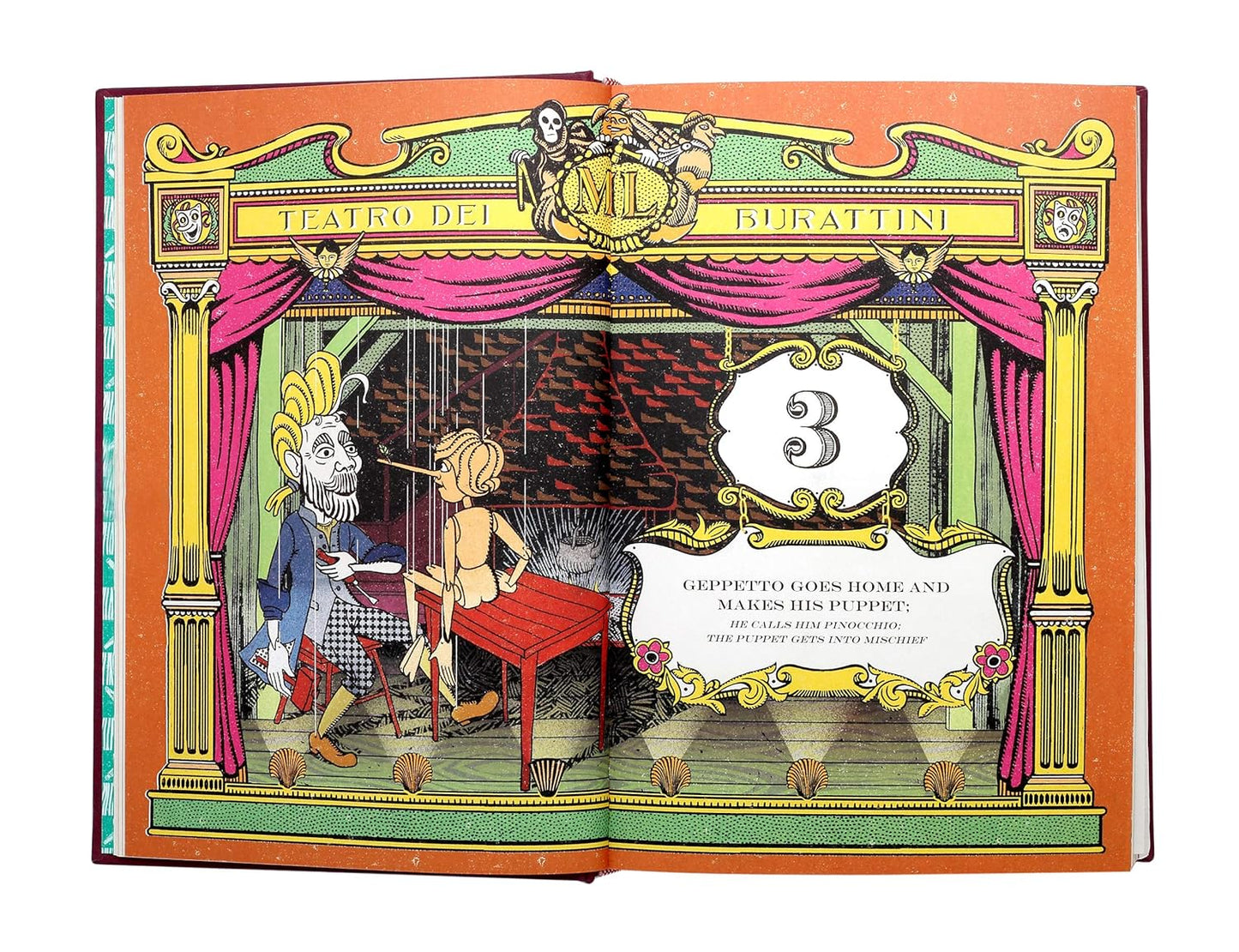 MinaLima Adventures of Pinocchio Book