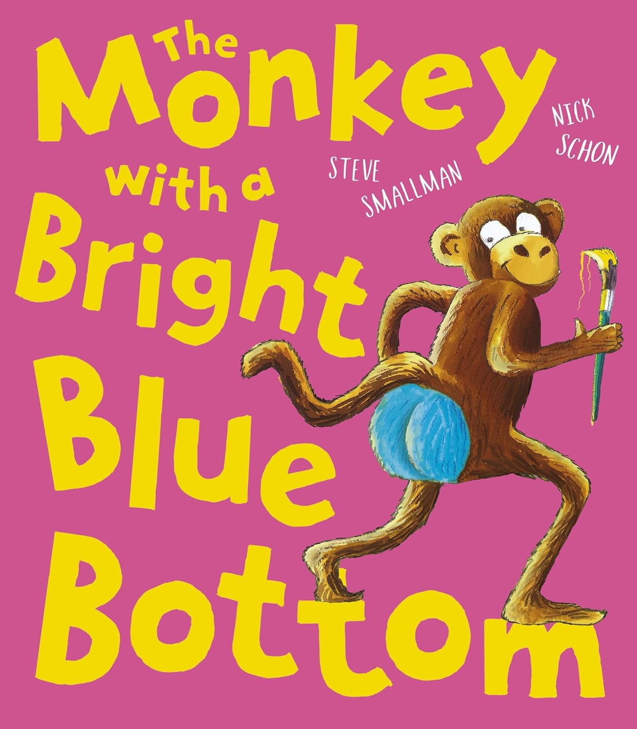 Monkey With Bright Blue Bottom Paperback Book