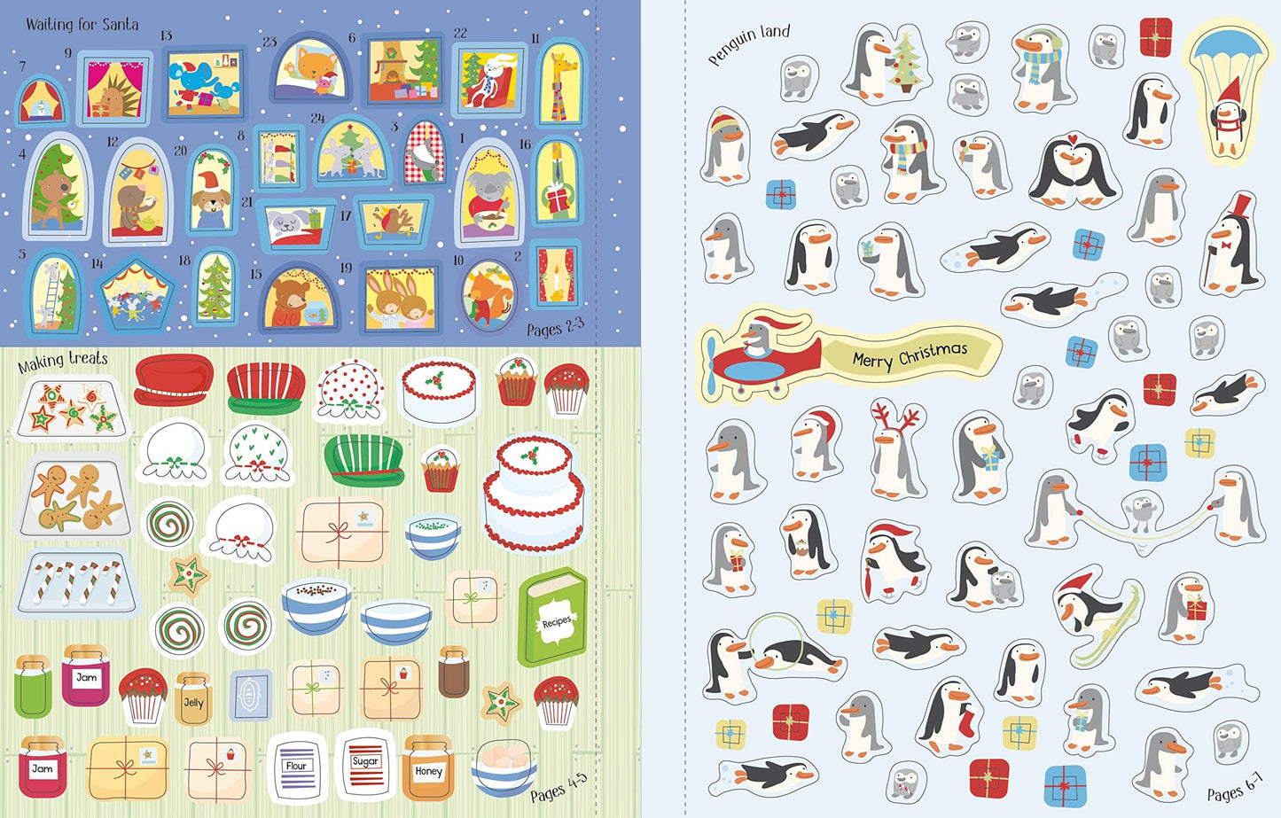 Christmas Sticker Book (Usborne Activities) (Pb)