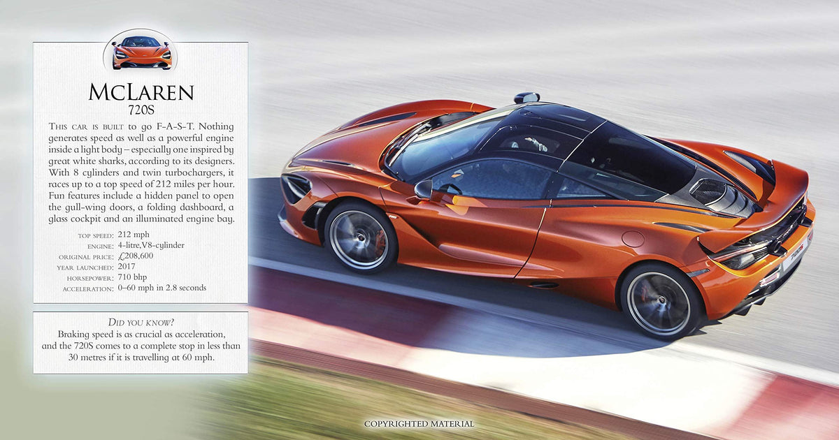 Sound Of Supercars (Sound Book) (Hb) Book