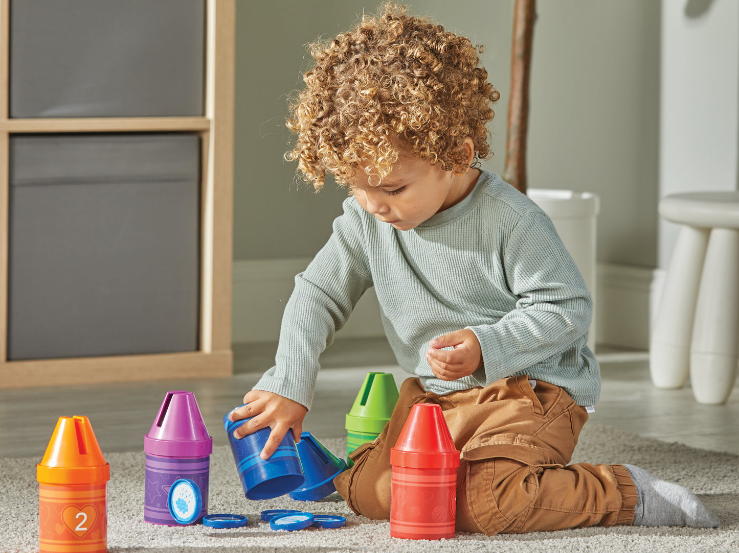 Learning Resources Rainbow Counting Crayons