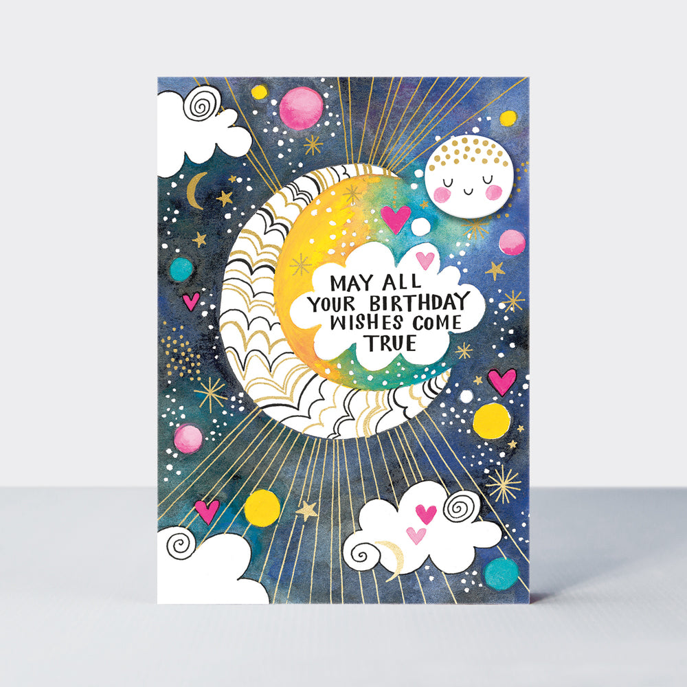 Rachel Ellen Bewitched - May Your Birthday Wishes Come True Card