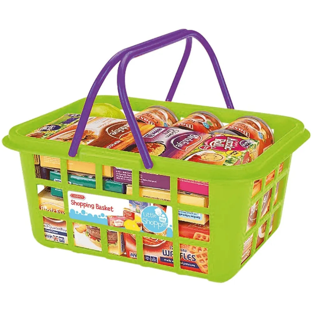 Shopping Basket with Food