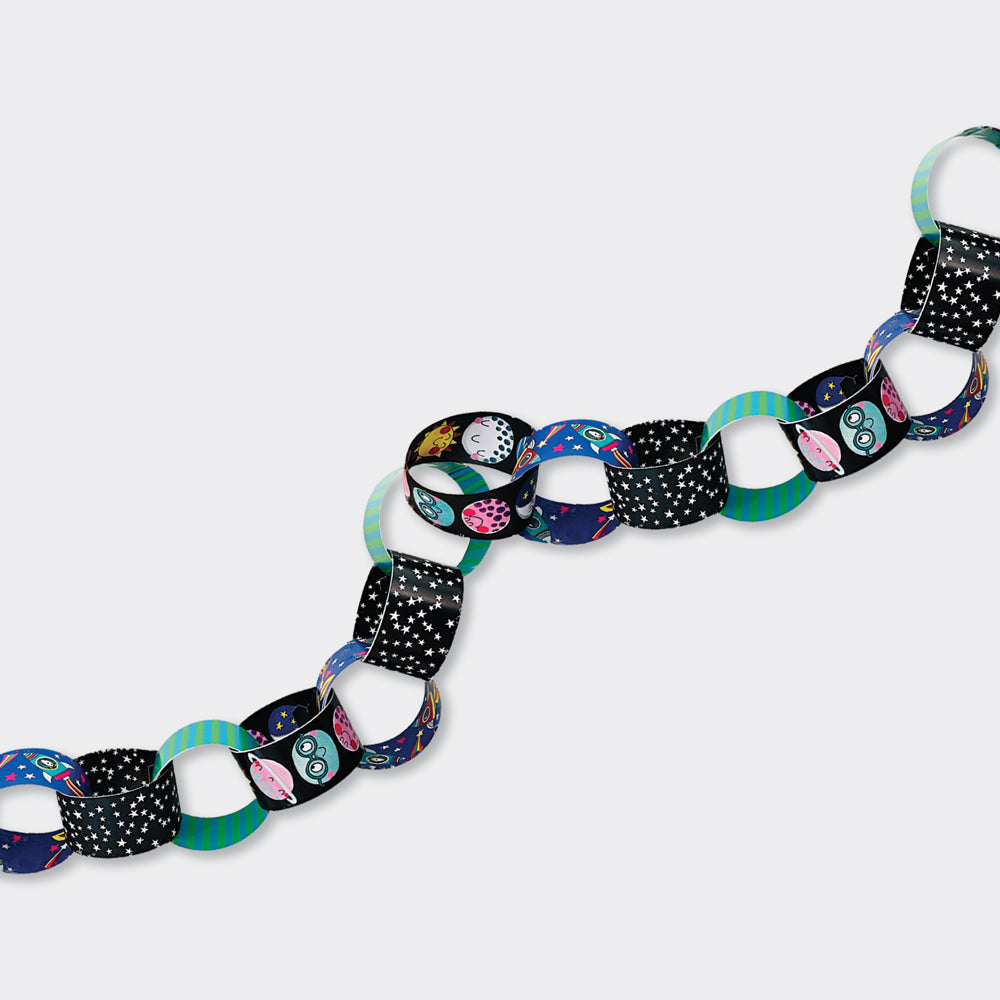 Rachel Ellen Space Themed Party Paper Chains