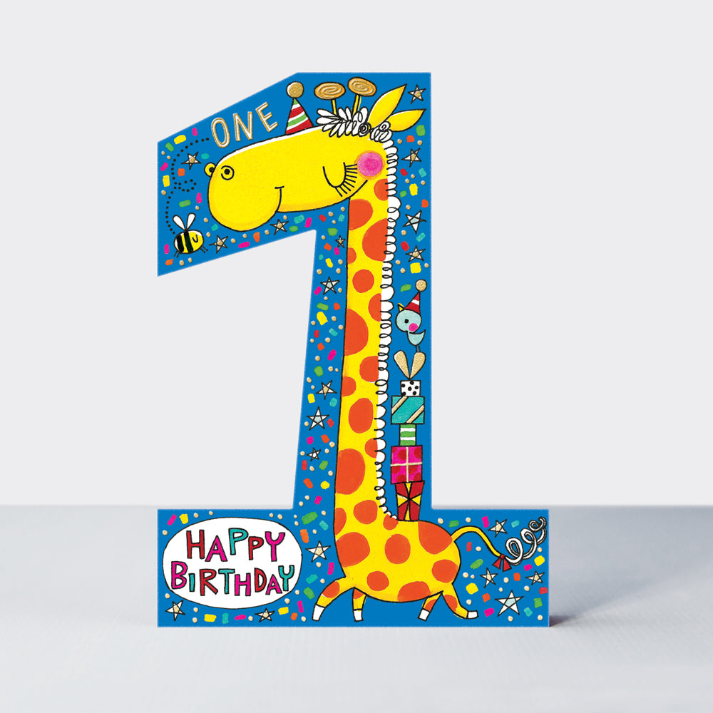 Rachel Ellen Cookie Cutters - Age 1/Giraffe Card
