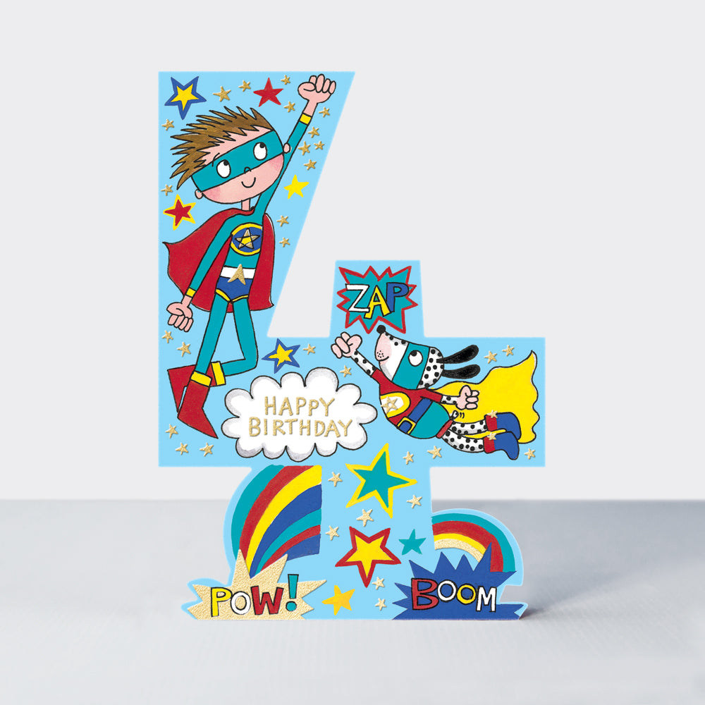 Rachel Ellen Cookie Cutters - Age 4/Super Hero Card