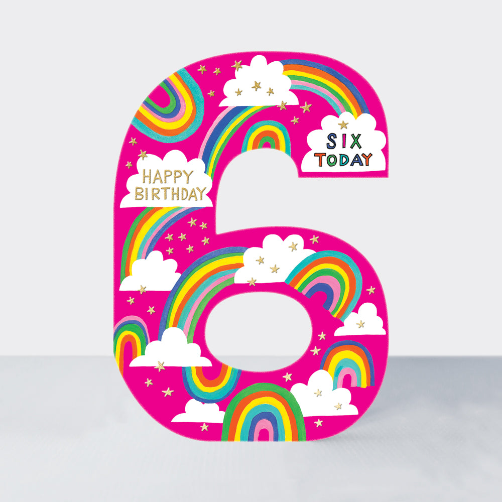 Rachel Ellen Cookie Cutters - Age 6/Rainbows & Clouds Card