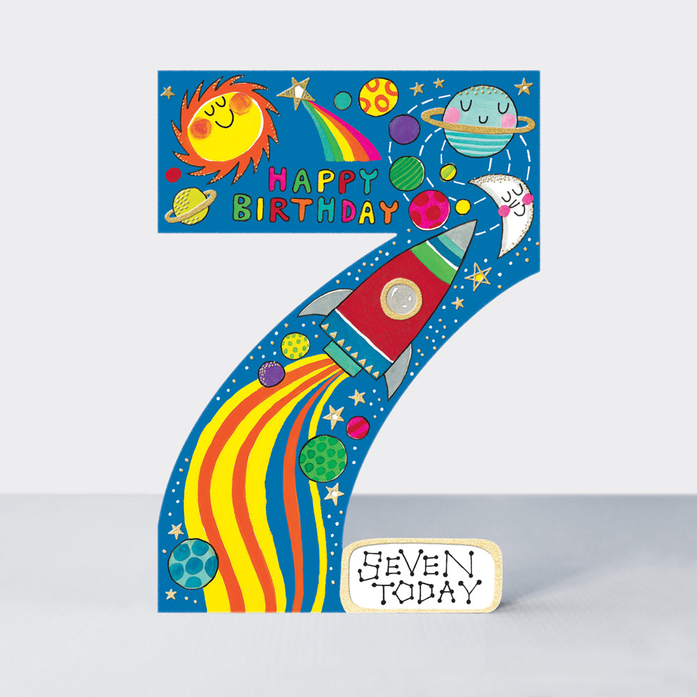 Rachel Ellen Cookie Cutters - Age 7/Space Rocket Card