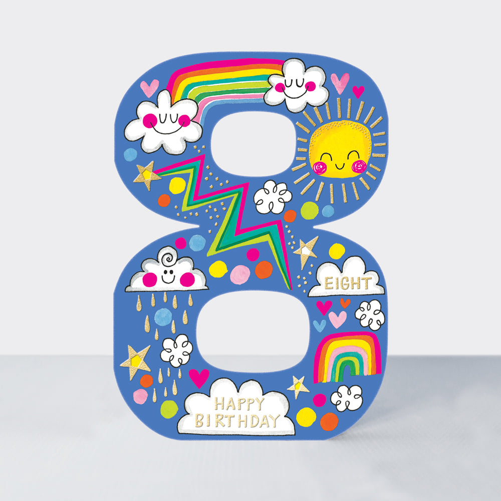 Rachel Ellen Cookie Cutters - Age 8/Suns, Clouds & Rainbows Card