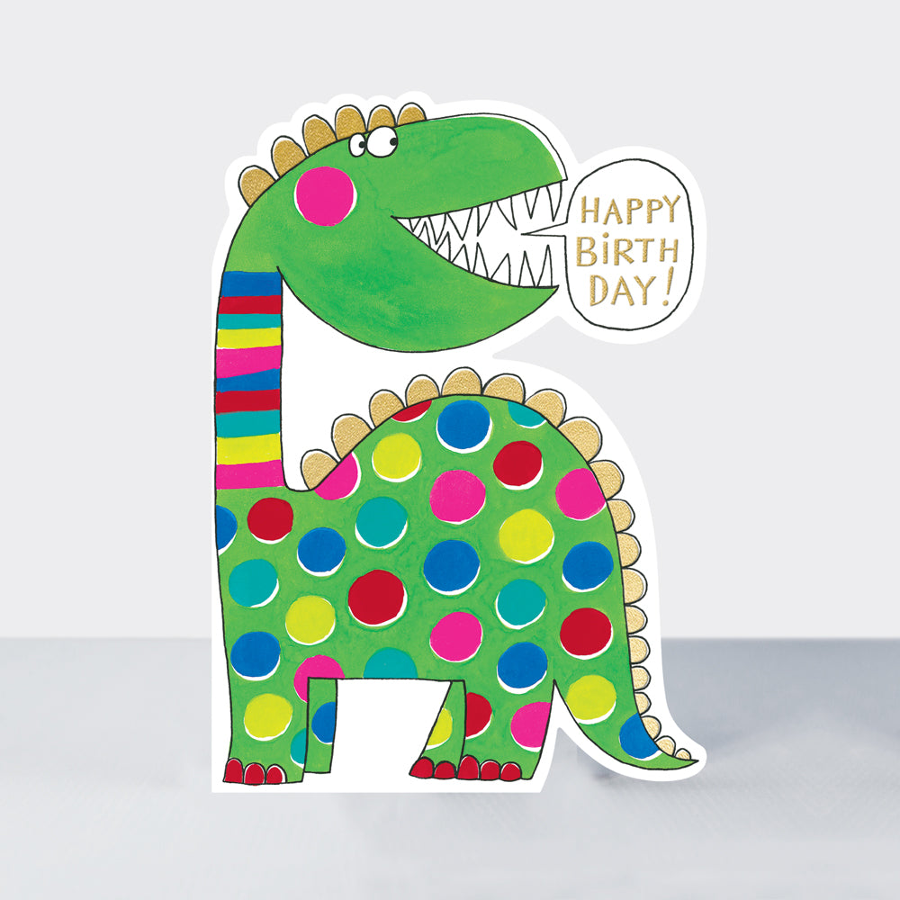Rachel Ellen Cookie Cutters - Happy Birthday/Dinosaur Card