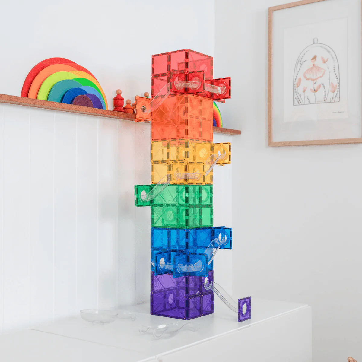 Connetix Tiles Super Ball Run Pack 134 pc