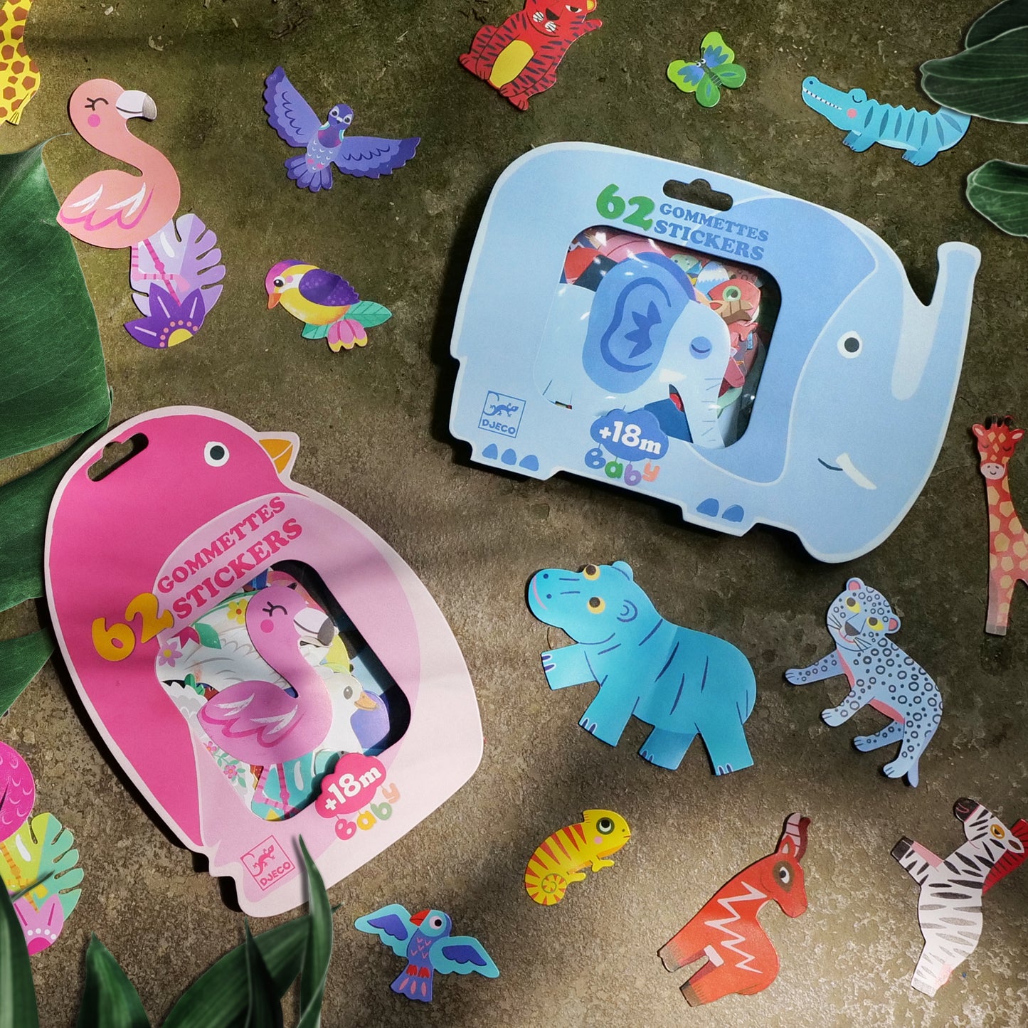 Djeco Ice Field Animals Stickers