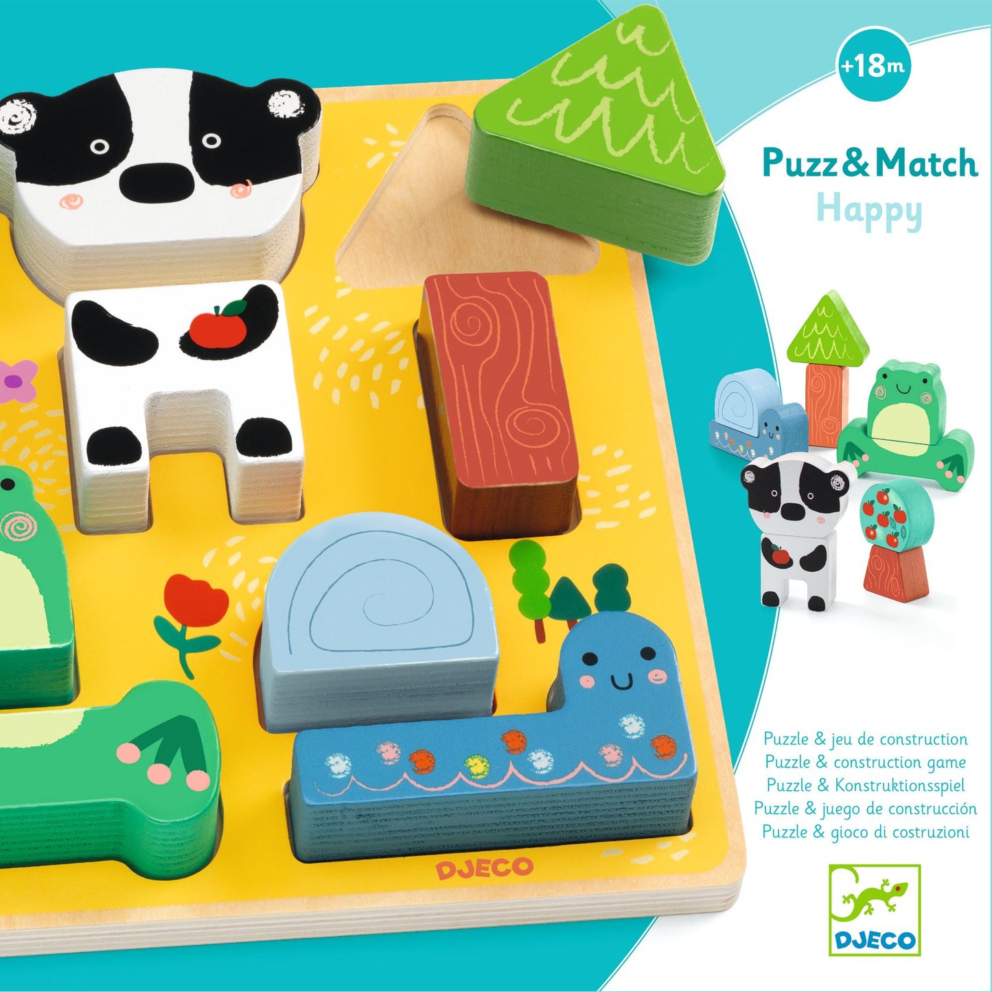 Djeco Puzz & Match Happy