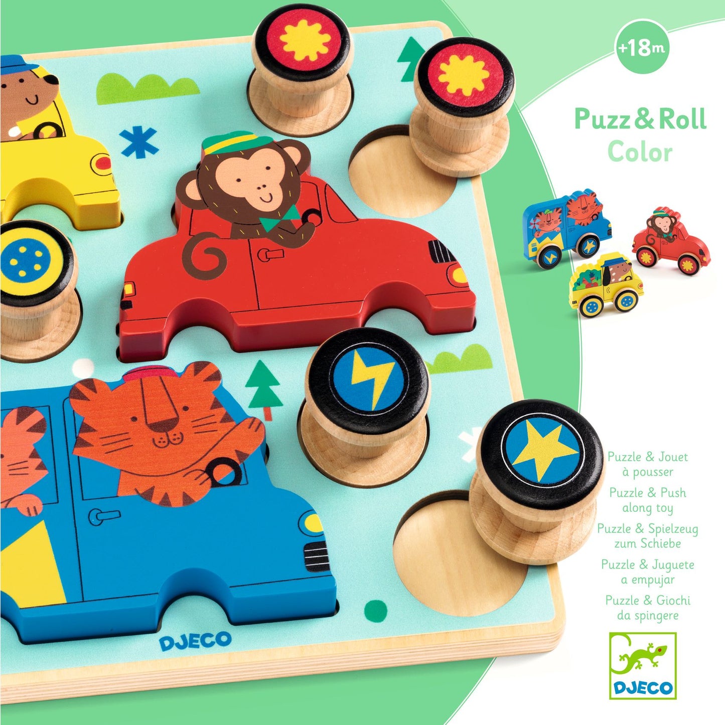 Djeco Puzz & Roll Color