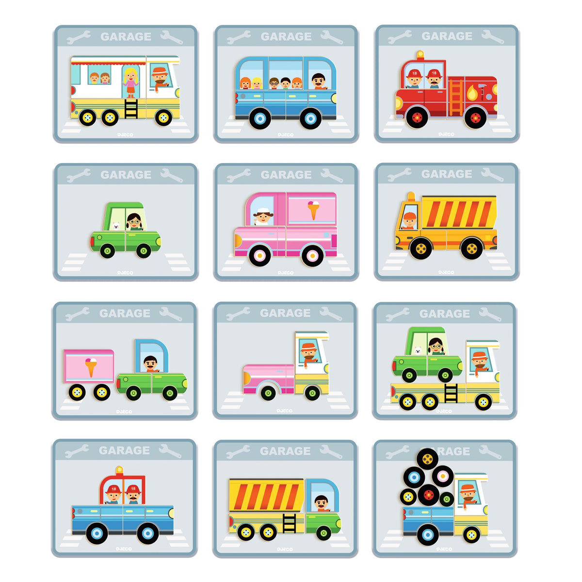 Djeco Inzebox Vehicles