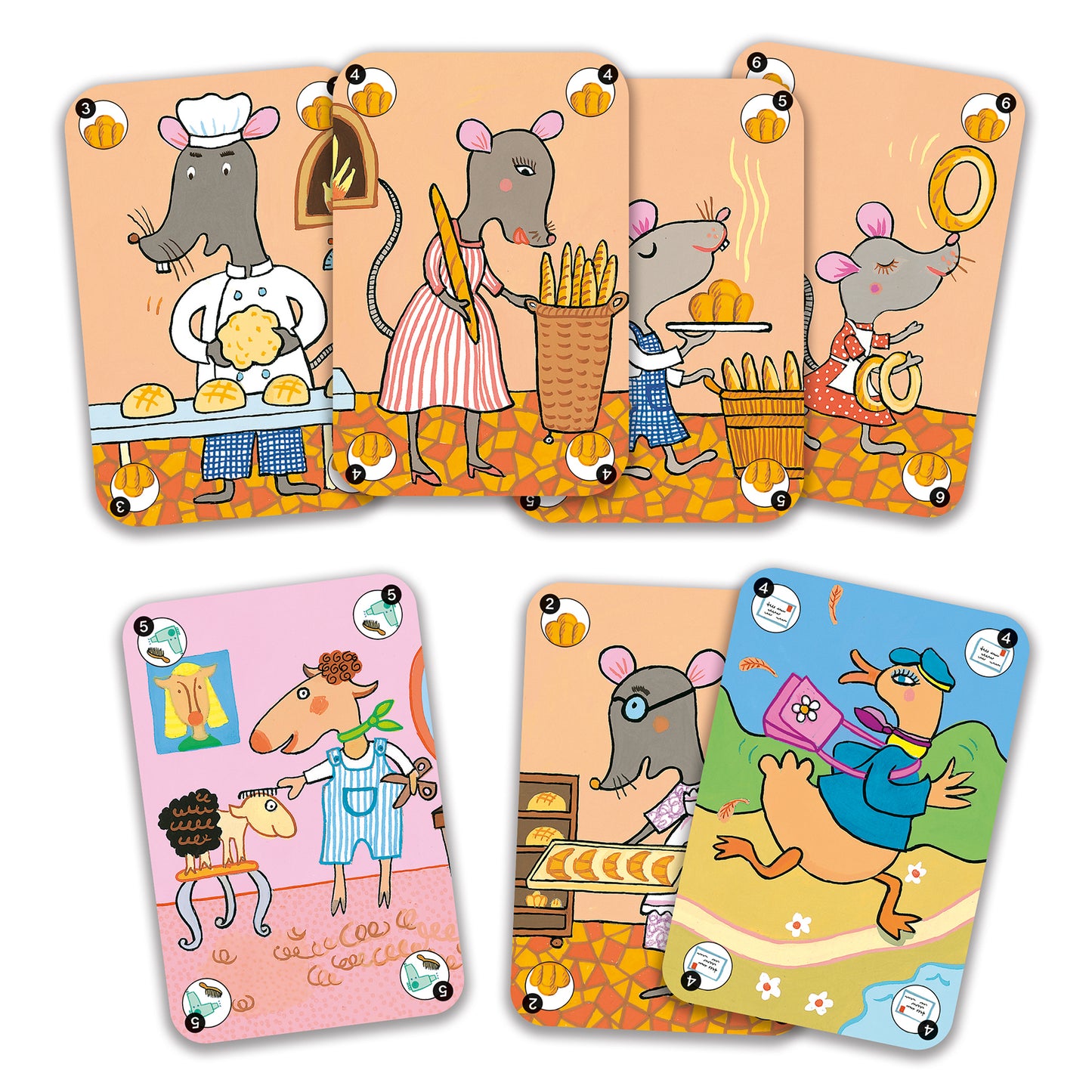Djeco Happy Family Card Game