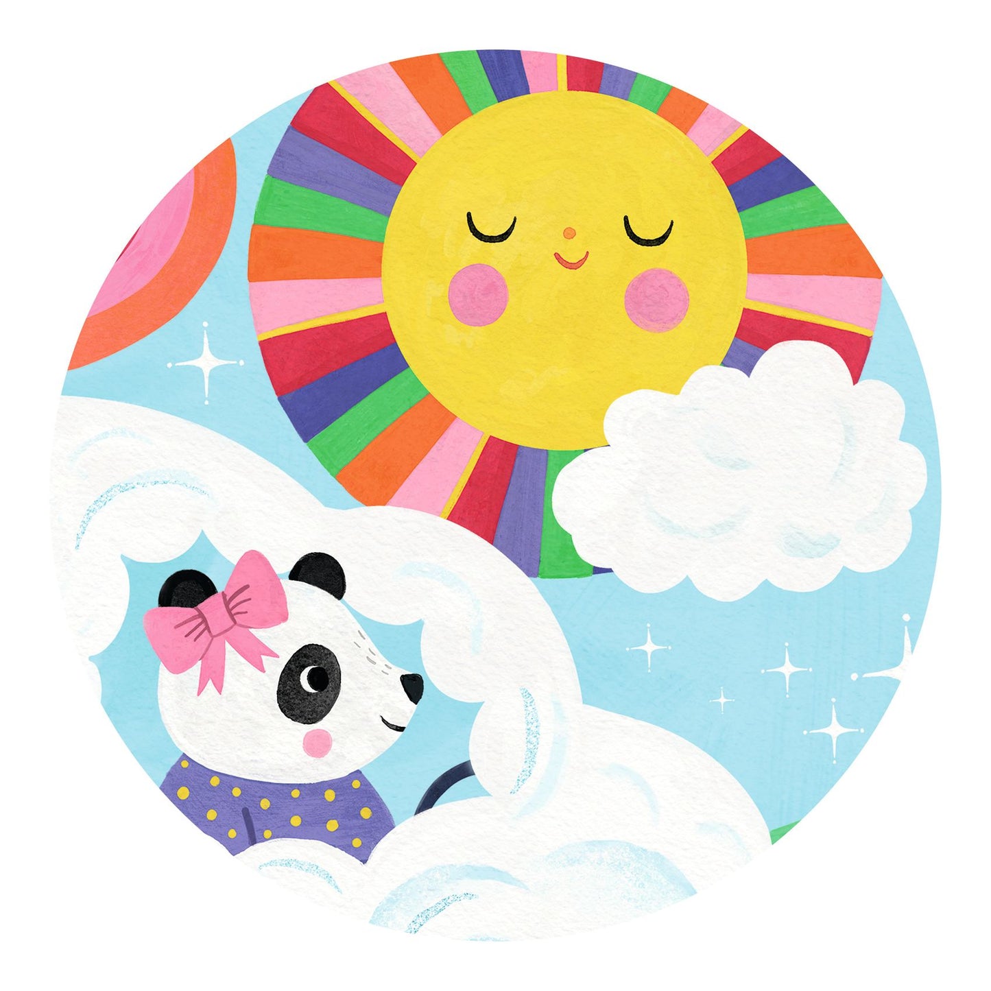 Djeco Cloud Car - 16 Pcs Silhouette Puzzles