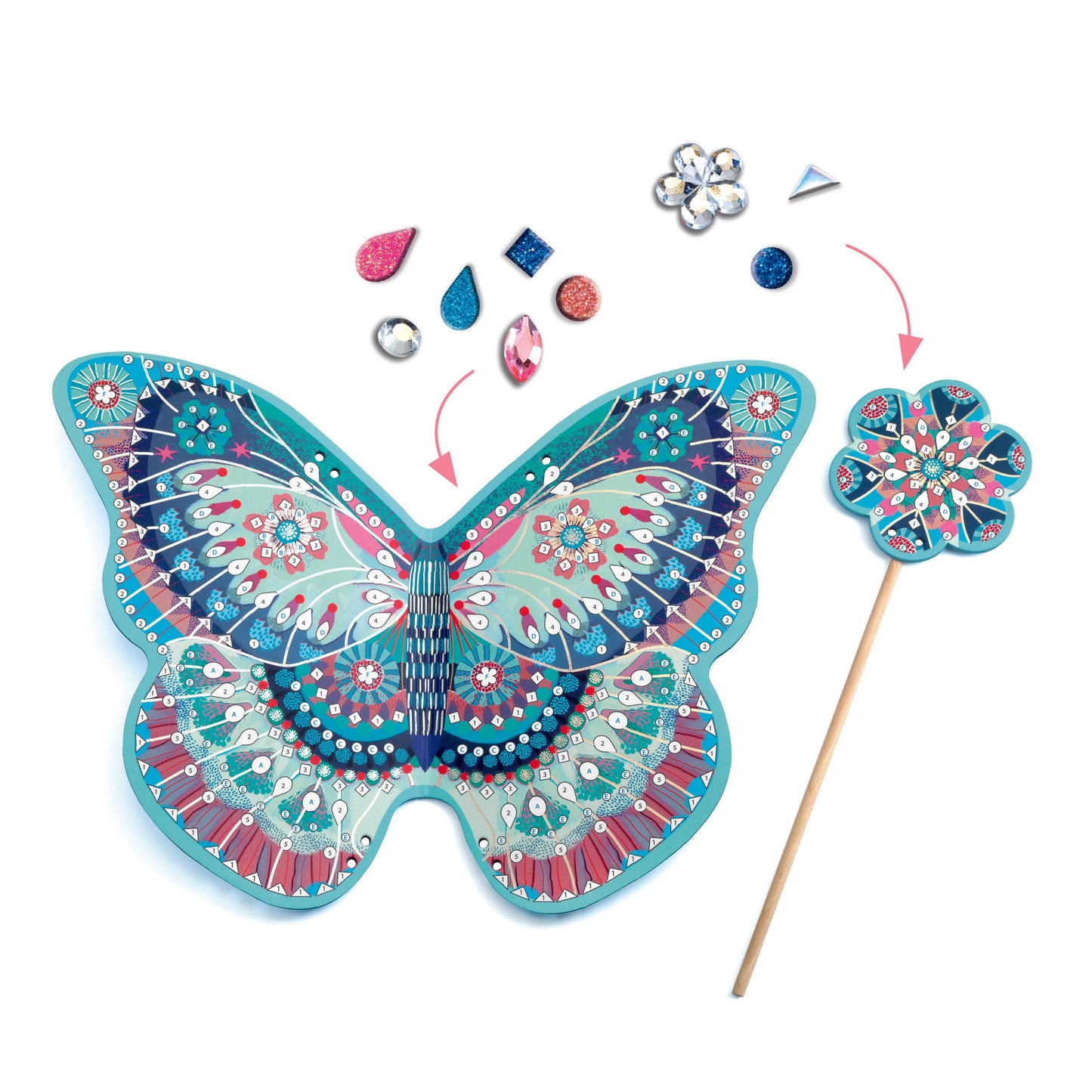 Djeco DIY Fairy Wings and Wand To Decorate Like A Fairy