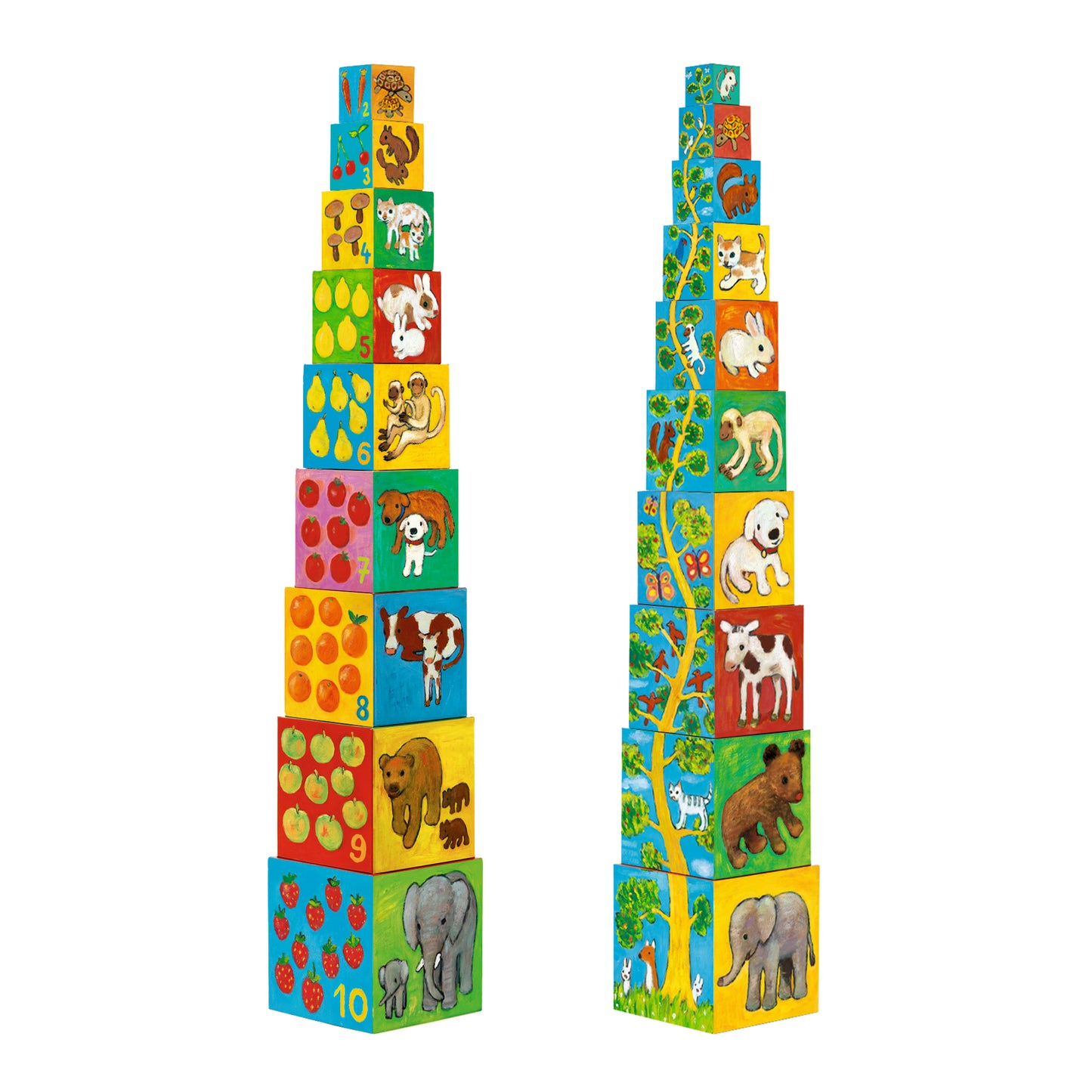 Djeco 10 My Friends Blocks