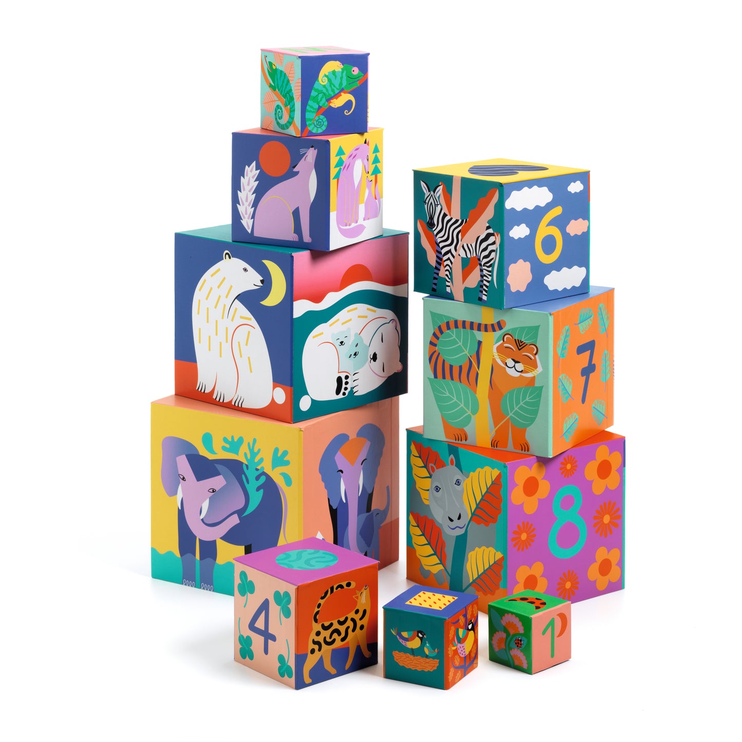 Djeco Wild Animals Nesting Blocks