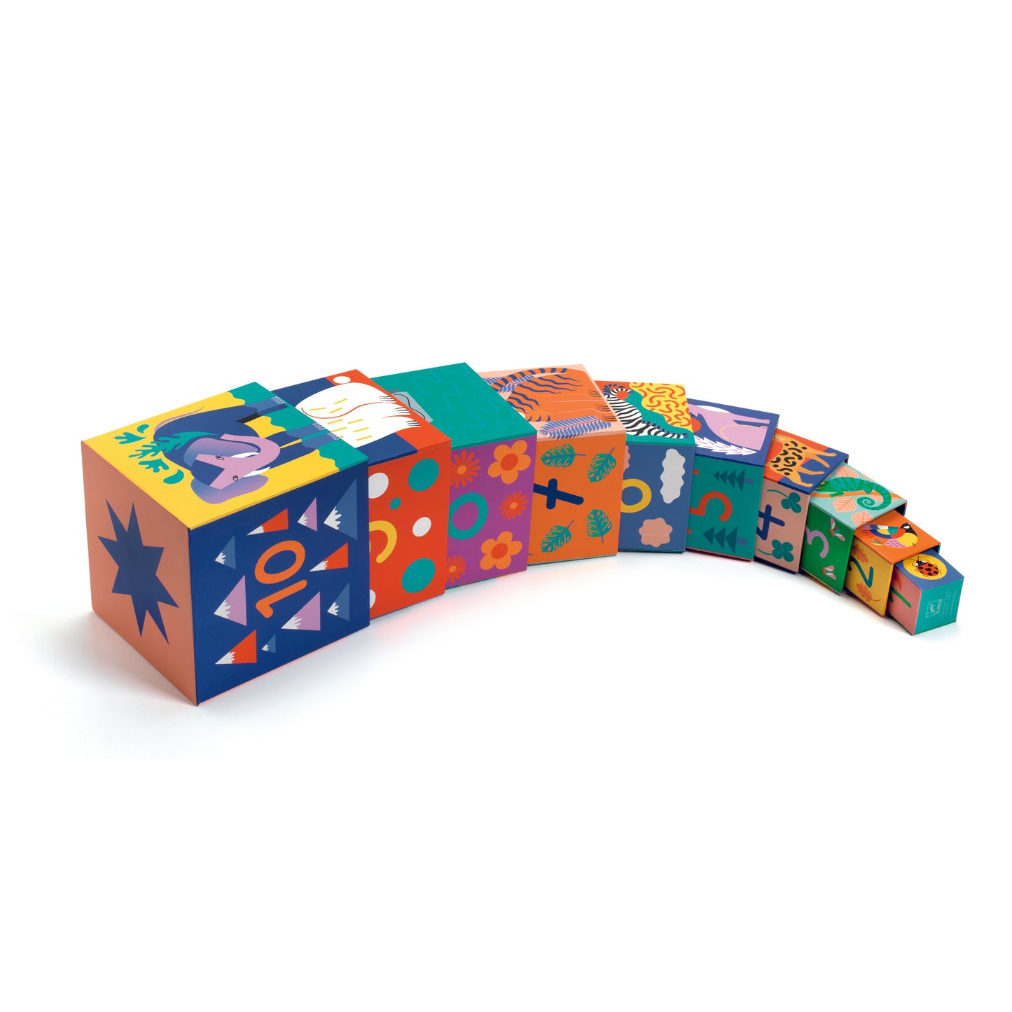 Djeco Wild Animals Nesting Blocks