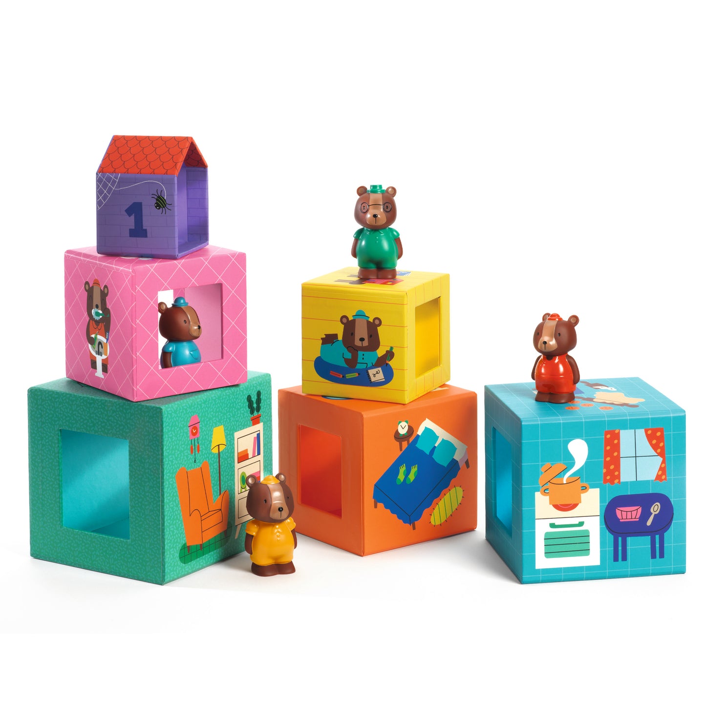 Djeco TopaniHouse Stacking Blocks