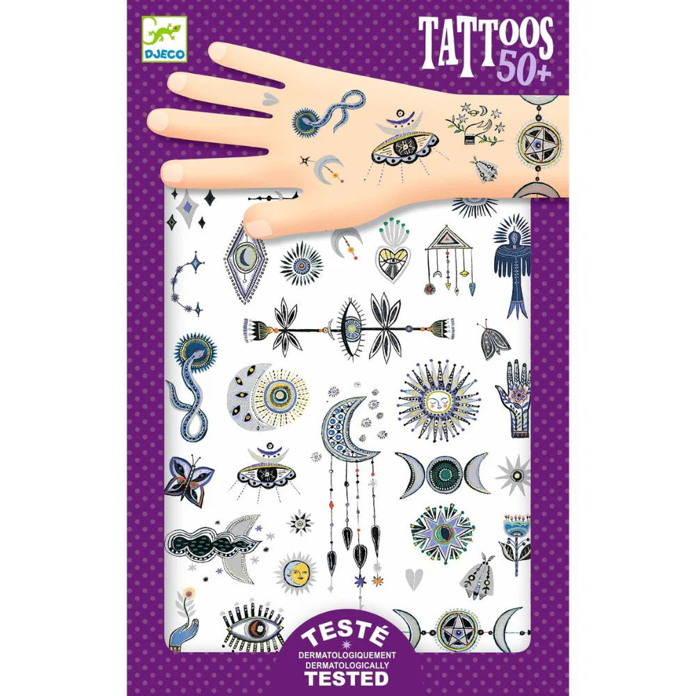 Djeco Wicca - Temporary Tattoos
