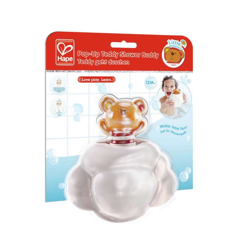 Hape Pop- Up Teddy Shower Buddy
