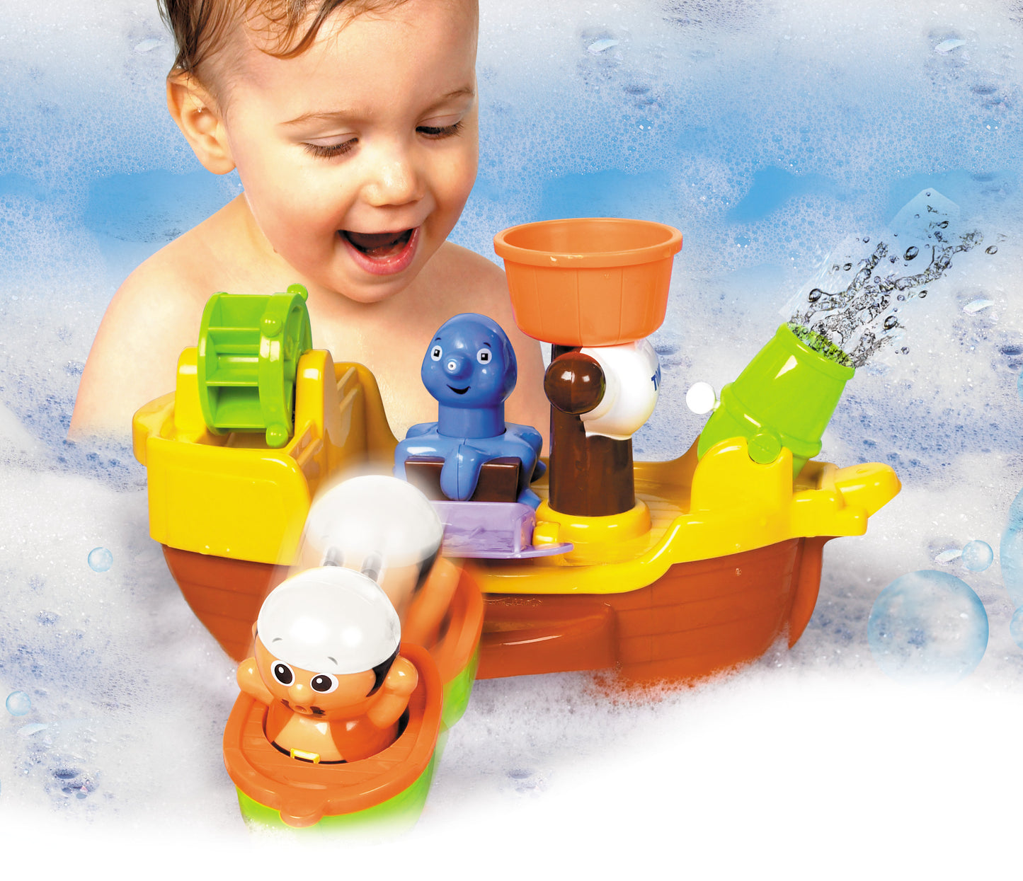 Tomy Toomies Bath Pirate Ship Bath Toy