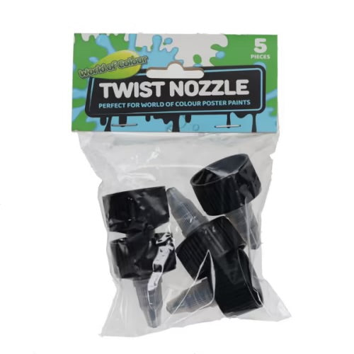 World of Colour Pkt5 Twist Nozzle Caps